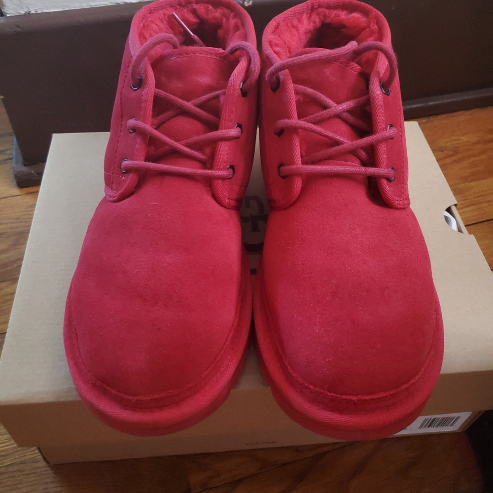 RED NEUMEL UGG BOOTS